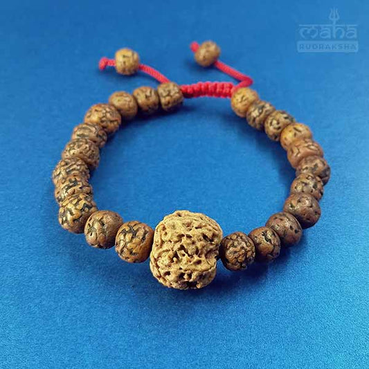 5 Mukhi Fancy Nepali Rudraksha Bracelets